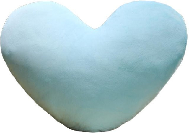 Yiran Health & Beauty Plüschherz Kissen in Bunt, Durchmesser: 49 cm - Bild 1