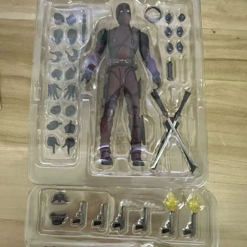 Yamaguchi Deadpool Actionfigur aus PVC in Rot, 16 cm hoch, als dekoratives Modell für Sammler - Bild 3
