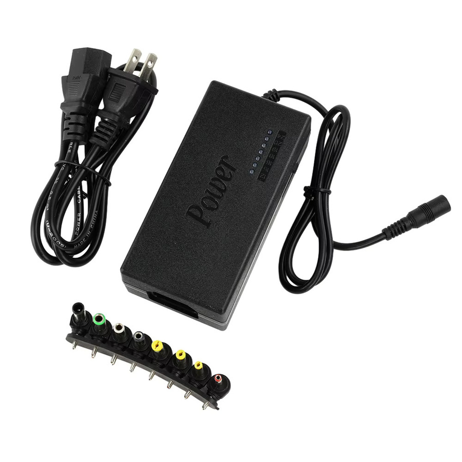 Gaqqee Universal Laptop Netzteil 96W mit einstellbarer DC 12-24V Schnittstelle, Schwarz - Bild 2
