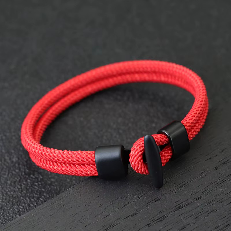 Noter Herrenarmband, 4 mm Milan-Schnur, Bunt - Bild 2