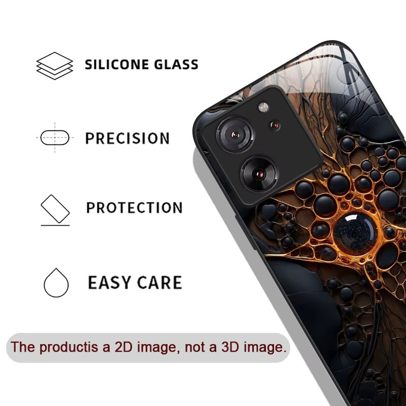 OLPAY Handyhülle mit mechanischem Holzstruktur-Muster aus Glas für Motorola Moto G85 G84 G75 G55 G24 Edge 50 Fusion 40 Neo 30 20 Pro 5G - Bild 1