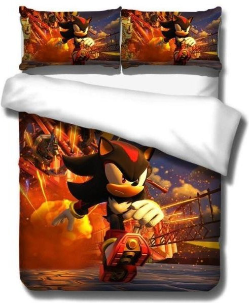Sonic Drei Serie Bettwäsche-Set dreiteilig für Kinder, Multicolor, B/H: 245 x 210 cm - Bild 1