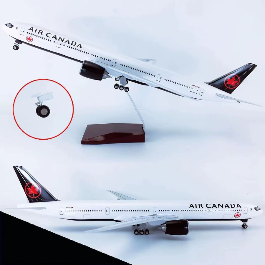 ZOCO 777-Flugzeugmodell Kanada, Flugzeugspielzeug, 1:157, mit LED-Leuchten - Bild 2