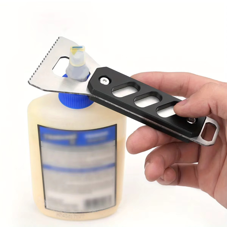 FNICEL Kleber-Applikator für Holzbearbeitung und Reparaturen mit Beschichtungsschaufel für Weißlatex und Kunstharz - Bild 2