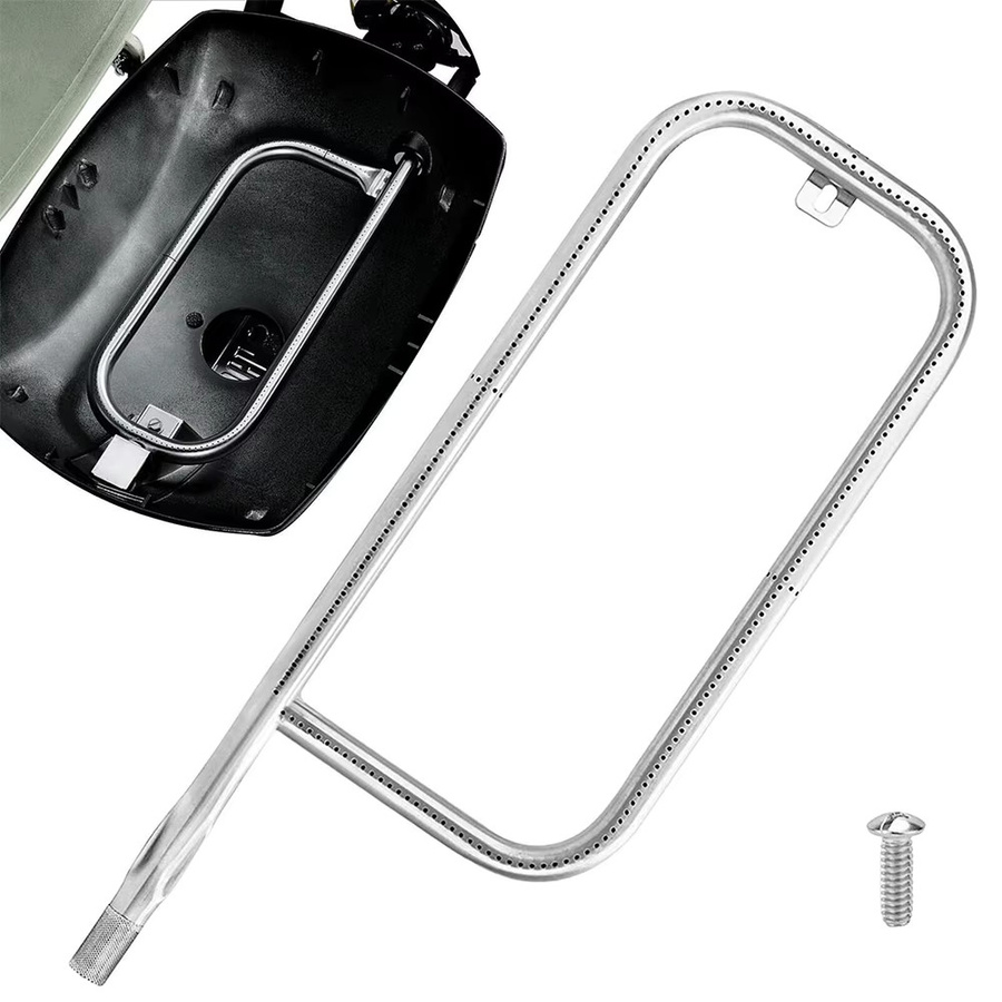 Weber Ersatz Grillbrennerrohr aus 304 Edelstahl für Q100 Q120 Q1000 Q1200 BabyQ, 17 Zoll, Silber - Bild 4