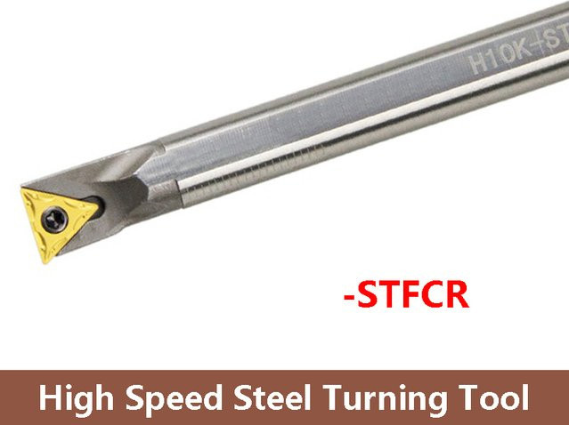 LIHAOPING Interne Drehwerkzeuge H12M-STFCR11 aus High Speed Steel für CNC-Drehmaschinen, Farbe: Silber - Bild 1