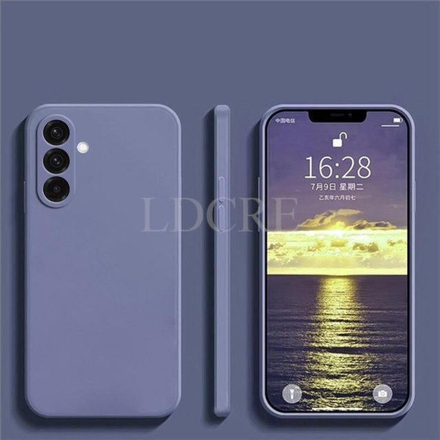 Samsung Galaxy A56 Schutzhülle aus Flüssigsilikon in Purple - Bild 1