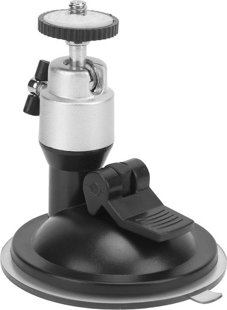 Shoemst Universal verstellbarer Saugnapf Montage Adapter für das Auto aus Legierung und Kunststoff, Silber - Bild 1
