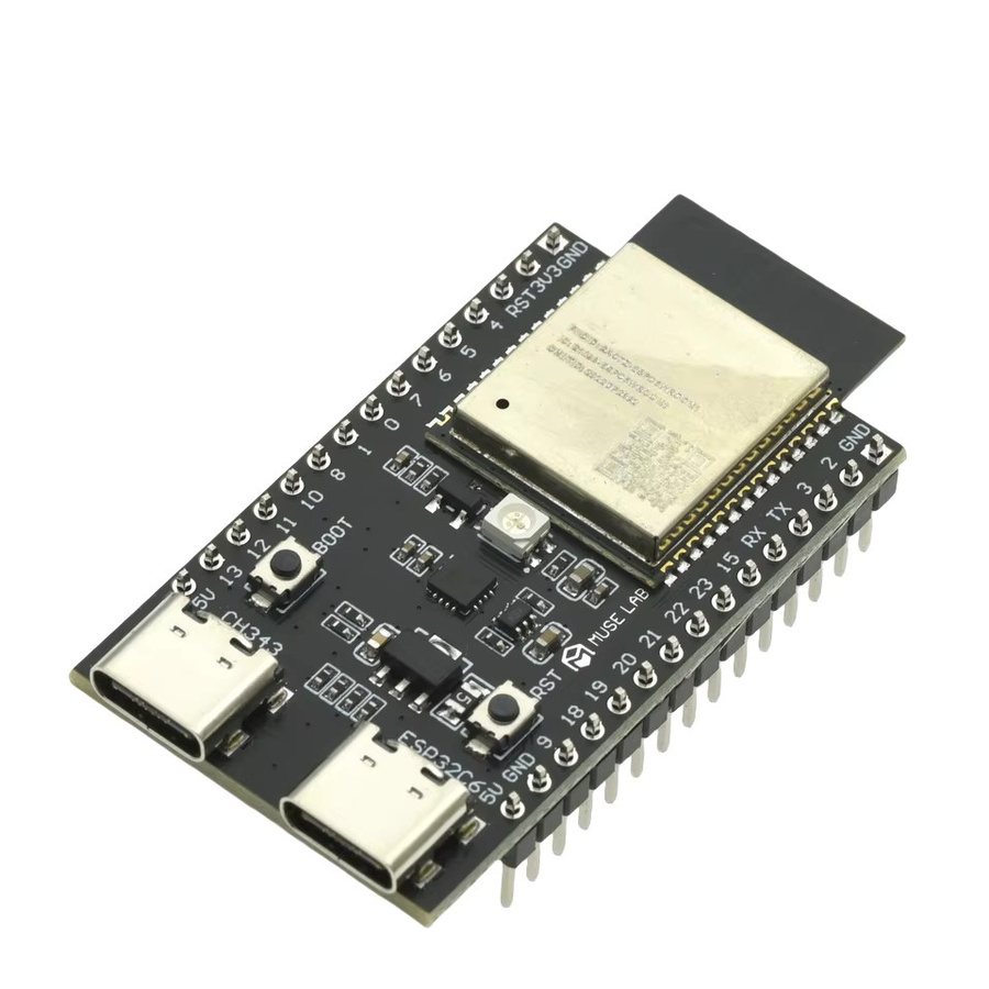 ESP32-C6 Dev Board Wireless-Modul mit WiFi 6, Bluetooth und Zigbee in Schwarz - Bild 2