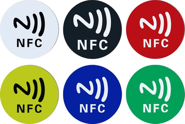 6er Set Fonkan NFC Etiketten NTAG 213 Anti-Metall-Aufkleber in gemischten Farben - Bild 1