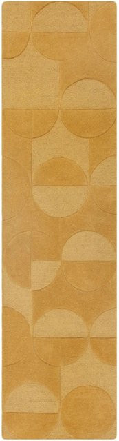 Flair Rugs Wollteppich Gigi Abstract Modern in Orange und Gelb B/T: 60 x 230 cm - Bild 1