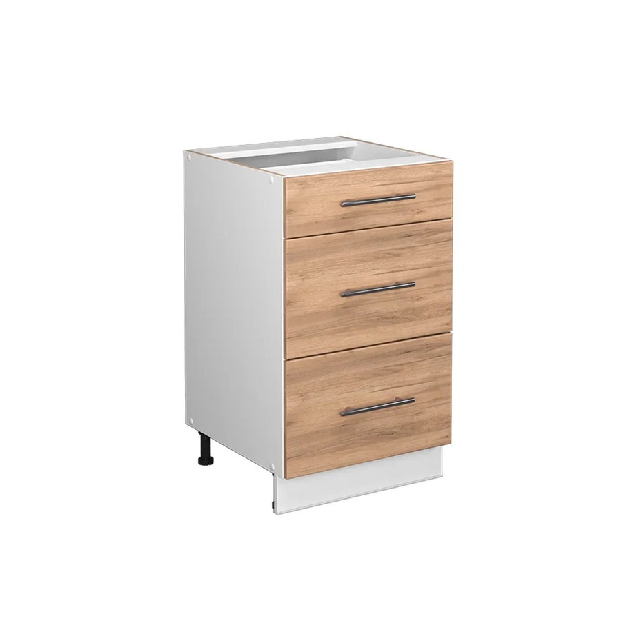 Vicco Küchenunterschrank Fame-Line Goldkraft Eiche Weiß Breite: 50 cm - Bild 2