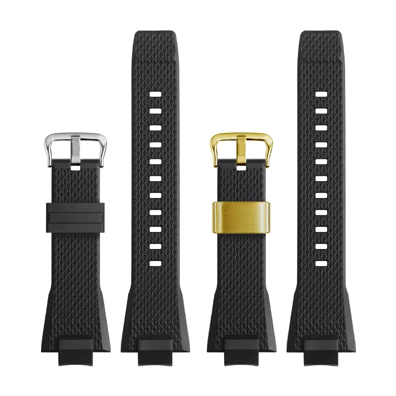 Casio Uhrenarmband Silikon, Schwarz, Herren - Bild 5