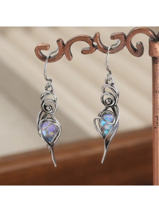 YoYo Ohrringe, Blau, Zirkonia, Silber, Damen - Bild 6