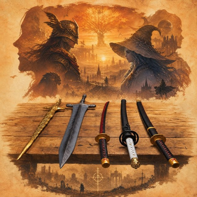 Bandai Elden Ring Katana, Samurai-Säbel, Kunststoff, Bunt / Mehrfarbig - Bild 1