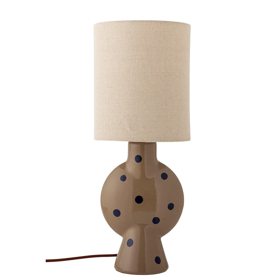 Bloomingville Tischlampe Sergio aus Steingut in Beige und Blau - Bild 1