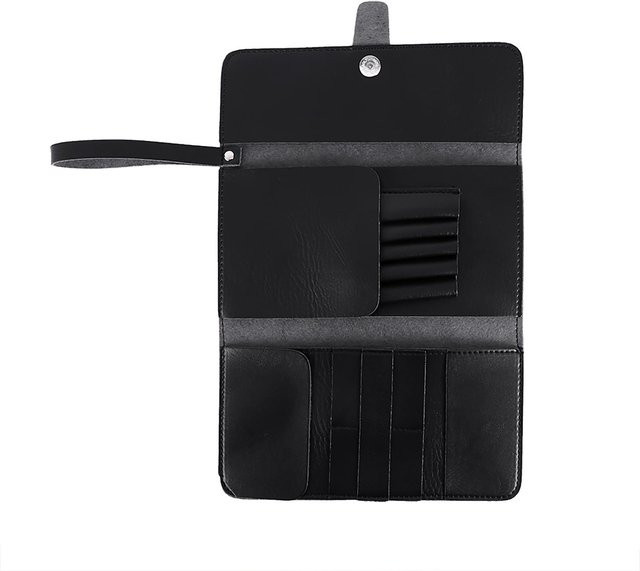 DIYelecs Haarscherentasche, Etui mit Kammhalter, Schwarz - Bild 1