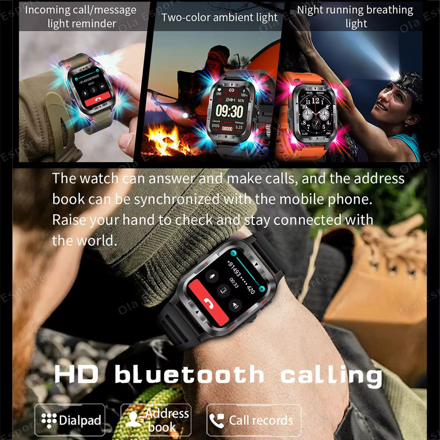 Ola Esporte Smartwatch, Schwarz, Silikon, Unisex - Bild 3