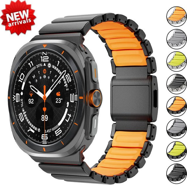 CAOWTAN Uhrenarmband Titan, Silikon, Samsung Galaxy Watch Ultra, Unisex - Bild 1