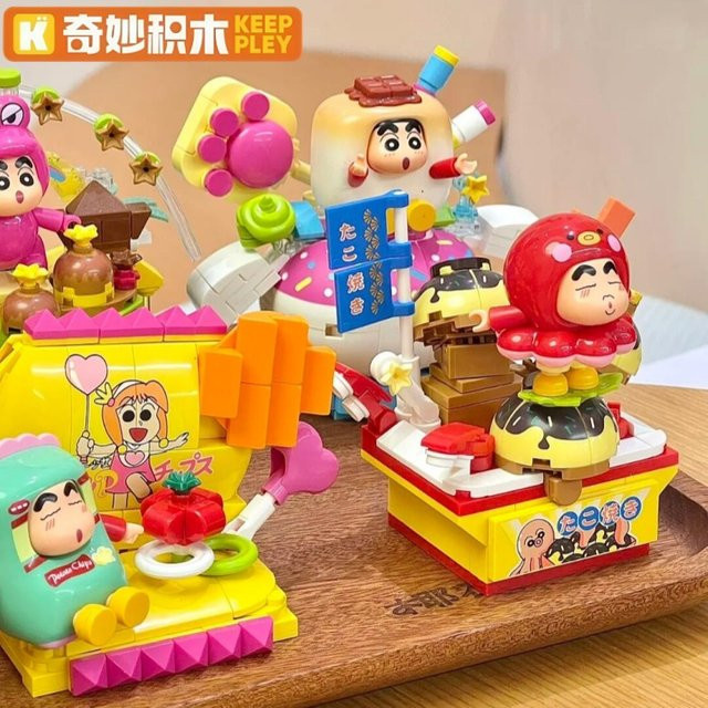 Keeppley Crayon Shin Chan Delicious Series Bausteine, Spielzeugmodelle - Bild 1