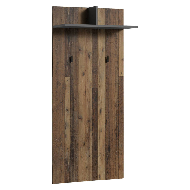 Wandpaneel byLIVING BEN Eiche Old Wood in Anthrazit, B/H/T: 60 x 136 x 27 cm - Bild 2