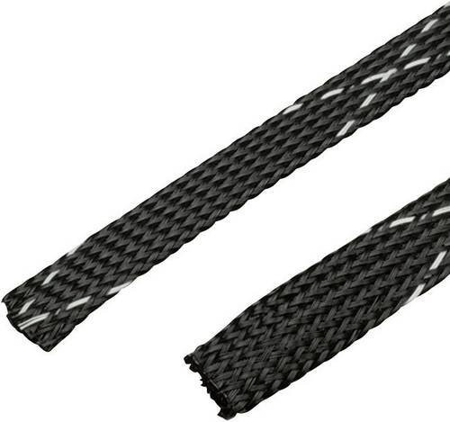 Panduit SE75PFR-CR0 Geflechtschlauch Schwarz aus PET für Durchmesser 12,70 mm bis 31,80 mm - Bild 1