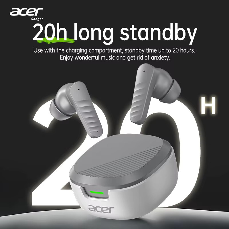 Acer Ohr503 Kabelloses Bluetooth-In-Ear-Headset in Schwarz mit hochauflösender Klangqualität und Anrufgeräuschunterdrückung - Bild 3