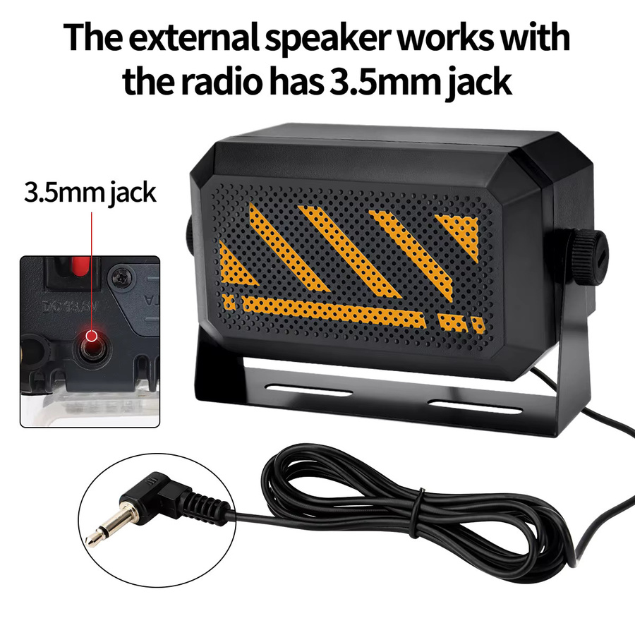 ABBREE KES-3 Plus Mobilfunkgerät mit externem Lautsprecher und 3,5-mm-Stecker in Schwarz - Bild 3