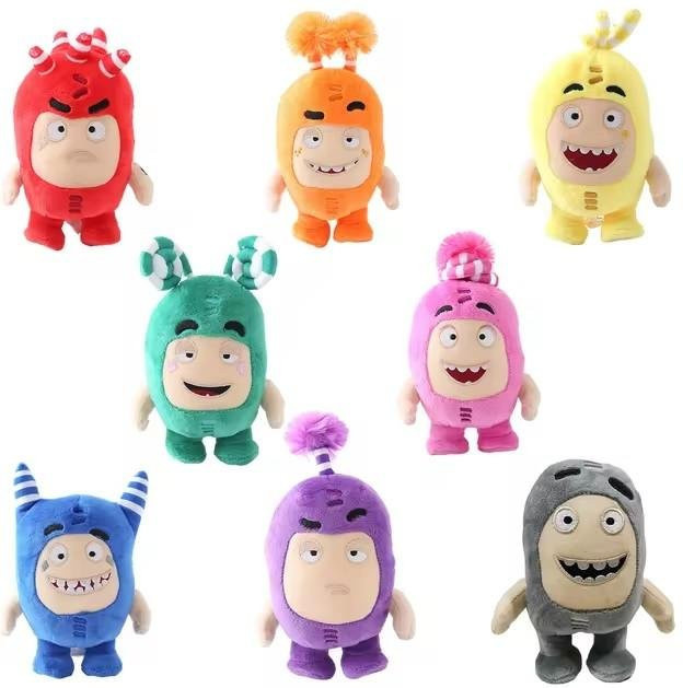 Yiran Health & Beauty Oddbods Plüschtier Puppe, 8-teiliges Set, 18cm - Bild 1