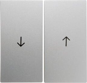 Berker Wippe Alu Matt Silber mit Pfeil-Symbol 16251404 - Bild 1