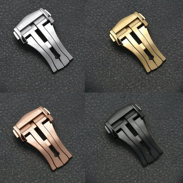 strapfreak Uhrenarmband-Verschluss Edelstahl, Faltschließe - Bild 1