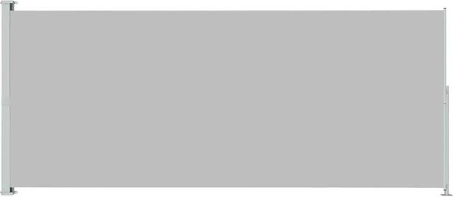 Furnicato Seitenmarkise ausziehbar in Grau mit automatischer Aufroll-Funktion, B/H: 500 x 220 cm - Bild 1