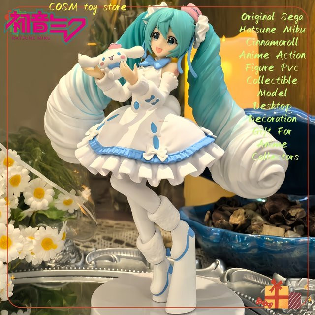 Sega Hatsune Miku Cinnamoroll Actionfigur, Kunststoff, Blau - Bild 1