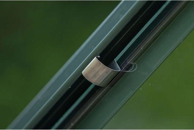 Halls G-Clips für Glasscheiben aus Aluminium in Silber, 20 Stück - Bild 1