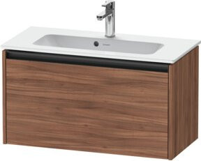 Duravit Waschtischunterschrank Ketho.2 Compact, Nussbaum Natur, Wandhängend, B/T: 81 x 39 cm - Bild 1