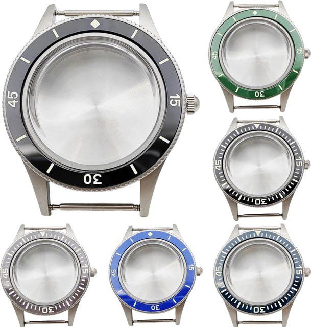 miuksi Uhrengehäuse Edelstahl, 40 mm, Silber, Automatik, Unisex - Bild 1