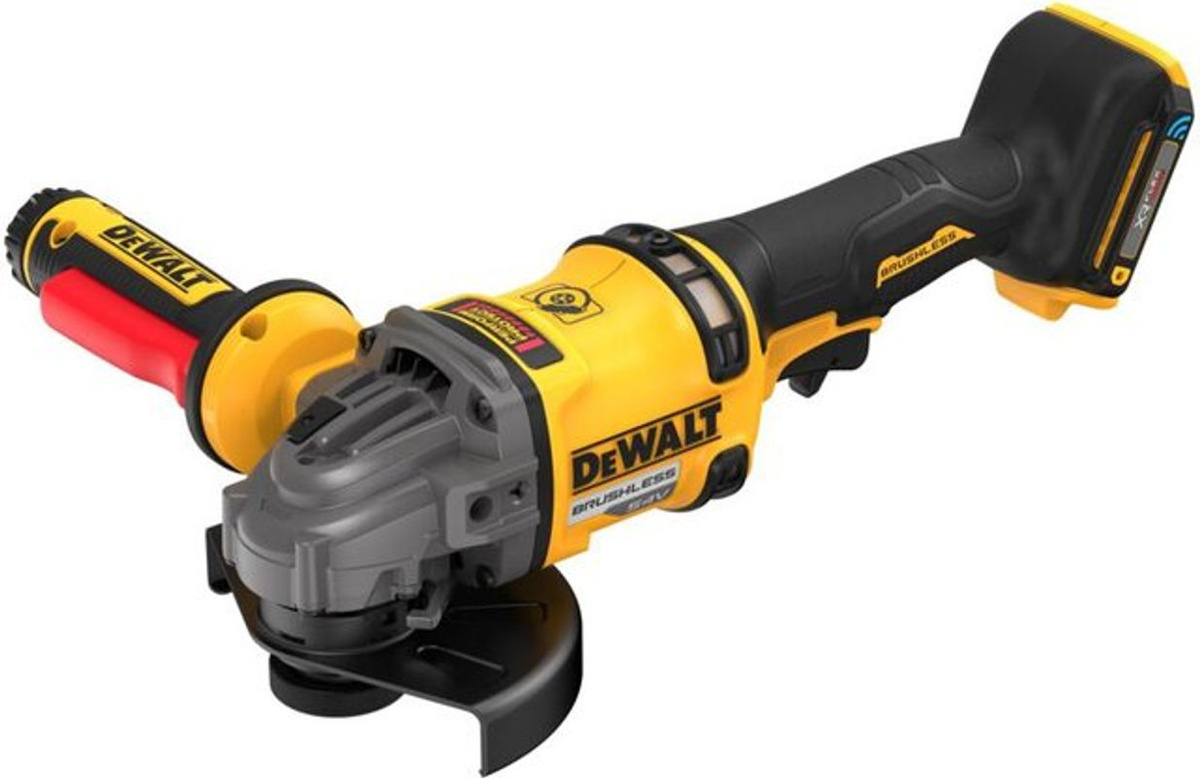 DeWalt Akku-Winkelschleifer DCG418SHDN-XJ in Gelb mit 125 mm Scheibendurchmesser und 54V - Bild 2