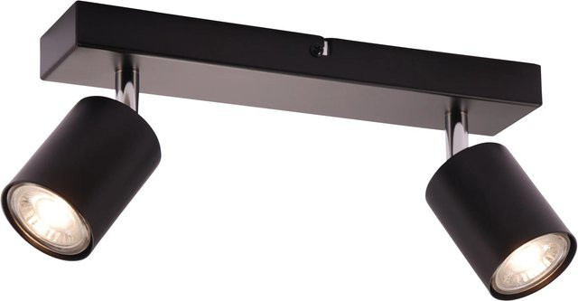 Brilliant LED-Deckenstrahler Taio 2-flammig Schwarz Metall B: 35,5 cm - Bild 1