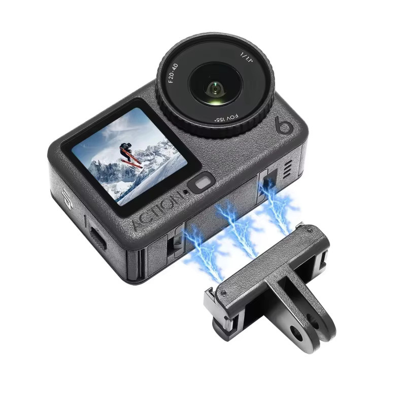 DJI Magnetischer Schnellwechseladapter für Osmo Nano Action und OSMO Action 6 in Schwarz - Bild 3