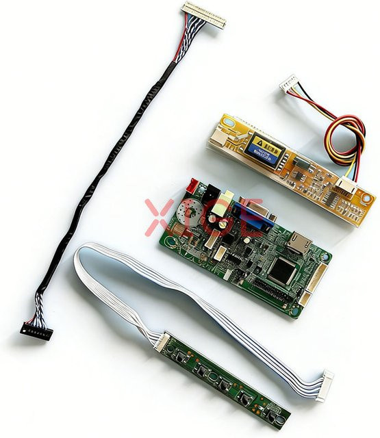 OPLY LCD-Monitor-Controller-Laufwerksplatine DIY-Kit mit HDMI und VGA für ITUX97 IAUX14 HSD150PU1 HV150UX1, 1600 x 1200 Auflösung, 1-CCFL LVDS 30-Pin - Bild 1
