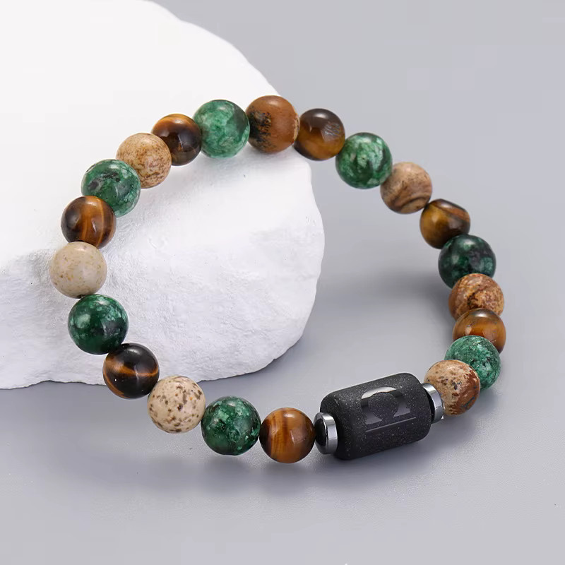 Pierre Naturelle Armband, Naturstein, Bunt, Unisex - Bild 3
