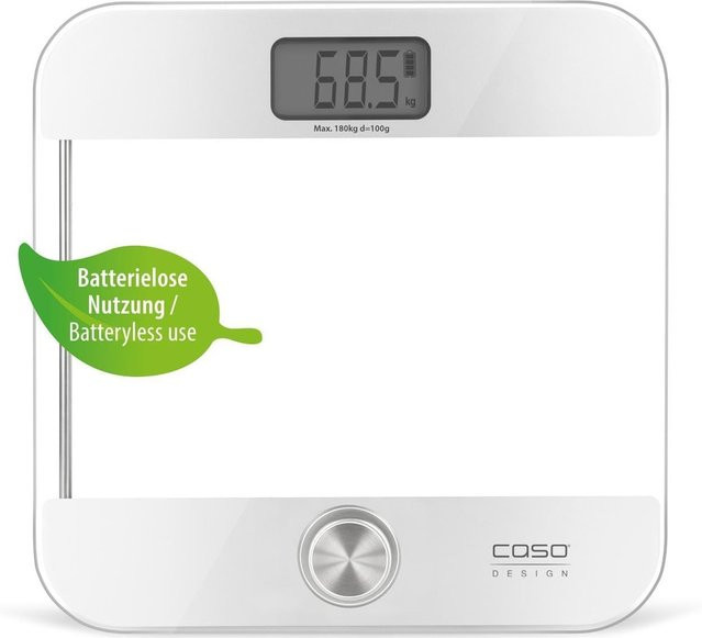 Caso Personenwaage Body Energy Ecostyle in Weiß mit Glasoberfläche - Bild 1