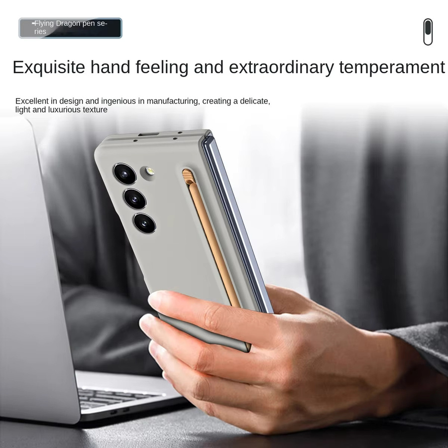 Hartschalenhülle mit Scharnierschutz für Samsung Galaxy Z Fold 6 5 4 3 5G in Blau - Bild 4