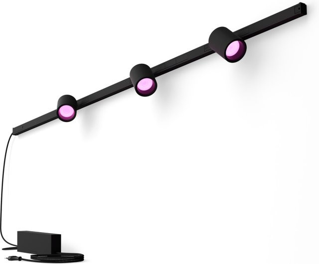 Philips Hue Perifo LED-Schienenbeleuchtung Basis-Set mit 3 Spots in Schwarz - Bild 2