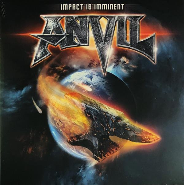 Anvil - Impact Is Imminent LP Schallplatte von AFM Records in Rot/Schwarz/Grau Marble (Rock/Metal) - Bild 1