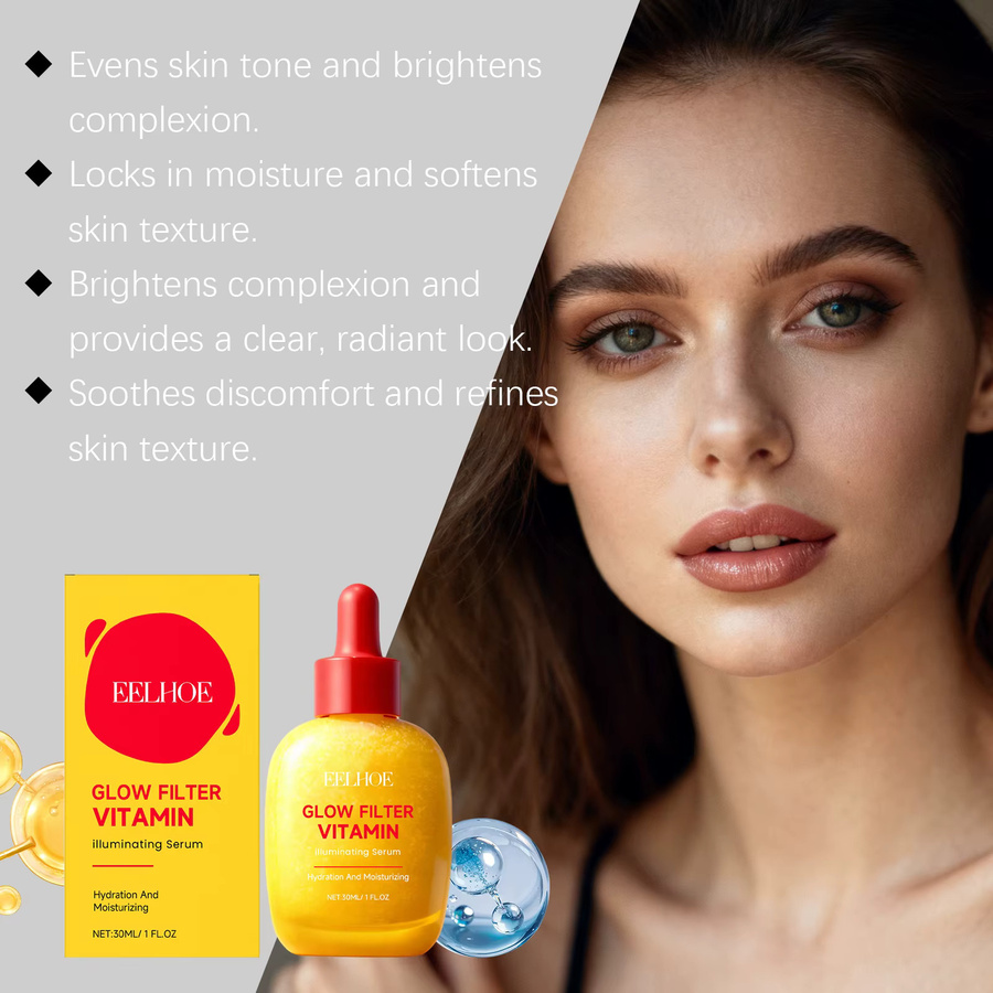 eelhoe Vitamin C Serum, Gesichtsserum für trockene Haut - Bild 2