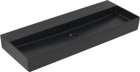 V&B Waschtisch Memento 2.0 mit Überlauf in Pure Black Matt, Breite: 120 cm, Tiefe: 47 cm - Bild 1