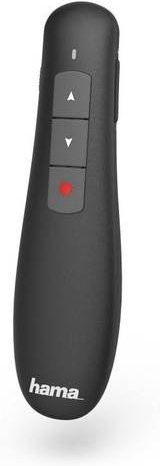 Hama X-Pointer Wireless-Laser-Presenter Präsentations-Fernsteuerung in Schwarz und Rot mit USB-A und Wi-Fi - Bild 2