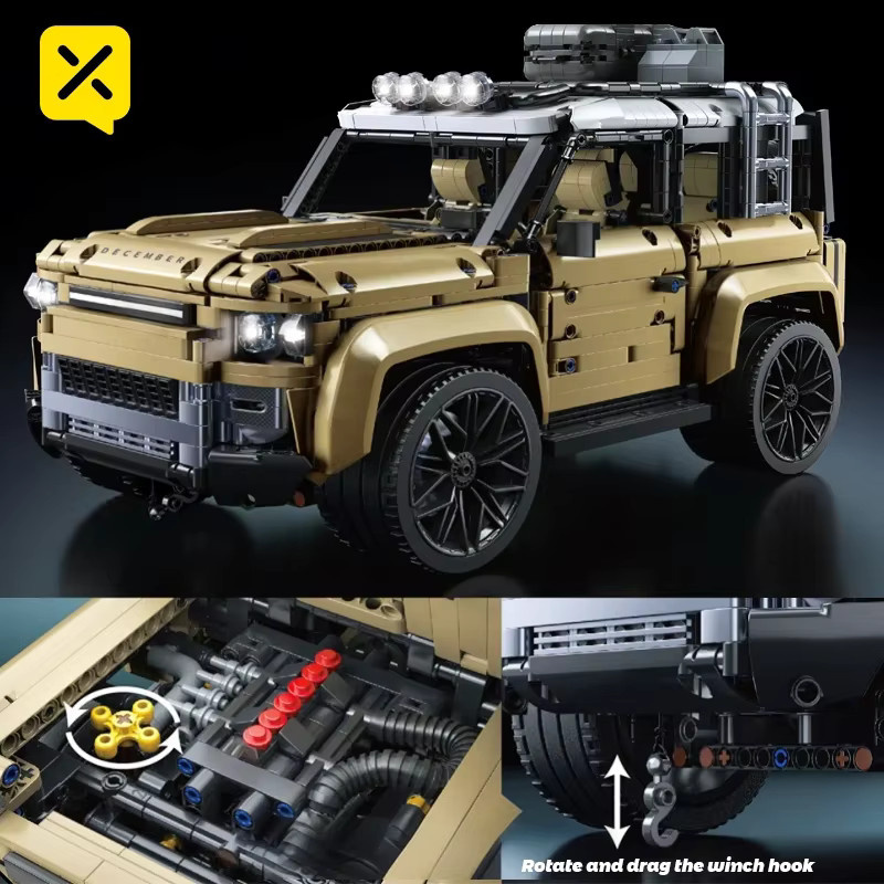 TOYLINX Multi-Modell Bausteine Auto, 1:8, Fahrzeuge - Bild 5
