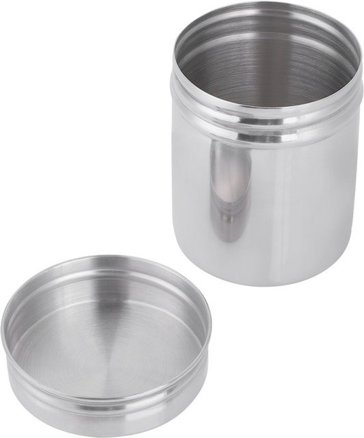 Versiegeltes Vorratsglas aus Edelstahl 304 und Glas in Silber für Tee und Kaffeebohnen - Bild 1